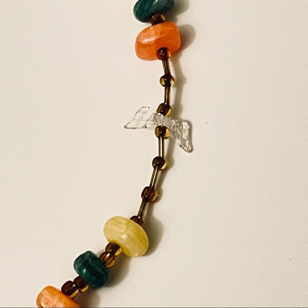 Crystal Rhinestone Rosary Multi Color Handmade - Picture 5 of 7